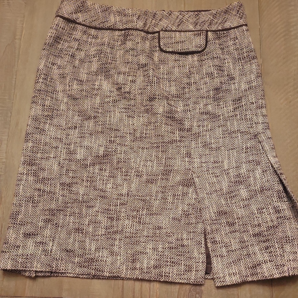 Ann Taylor LOFT Skirt Womens 10 Wool Blend Tweed‎ Straight Pencil A-Line Lined